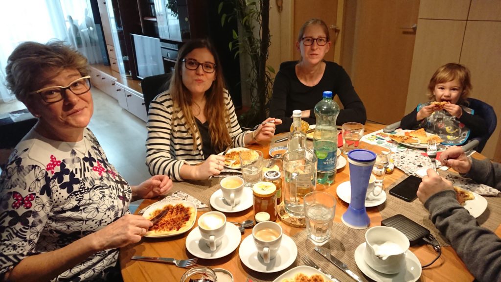 Corinna war dann auch bei uns