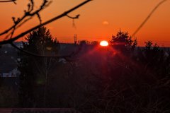 Zum Abschluss ein Sonnenuntergang