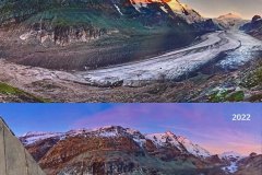 Pasterze Vergleich 2002 - 2022