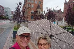 Ankunft bei leichtem Regen