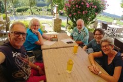 Auftakt in beim Gasthof Gamerith in Mottingeramt