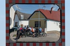 Ein Verkehrsspiegelfoto!